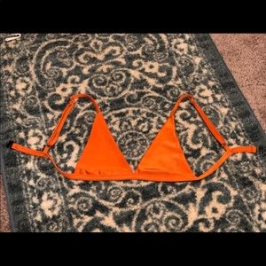 Simple Orange Bikini top
